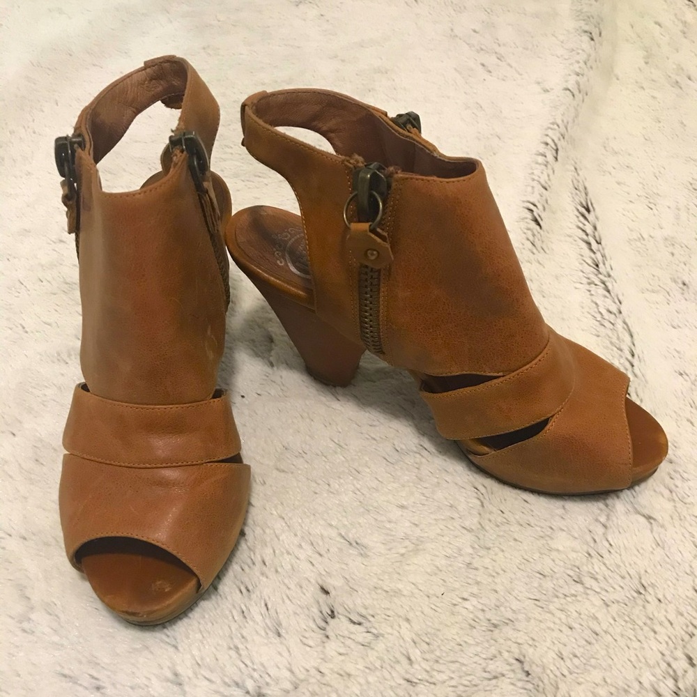 Jeffrey Campbell booties with side zippers